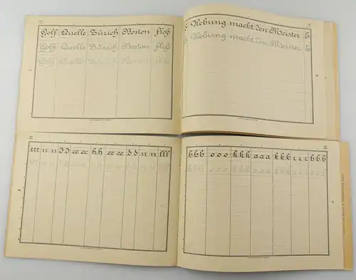 e12228 2 original Hefte Rundschift Schulausgabe von ca 1915 Lehrhefte