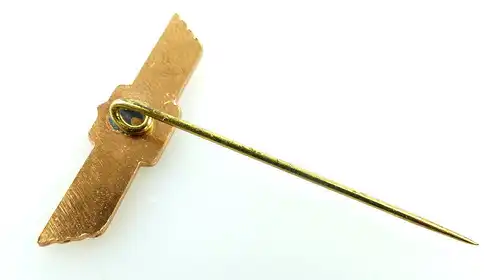 #e2031 Abzeichen für Flugzeugführer Stufe III Miniatur DDR bronzefarben