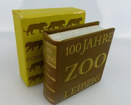 Minibuch: 100 Jahre Zoo Leipzig Offizin Andersen Nexö bu0392