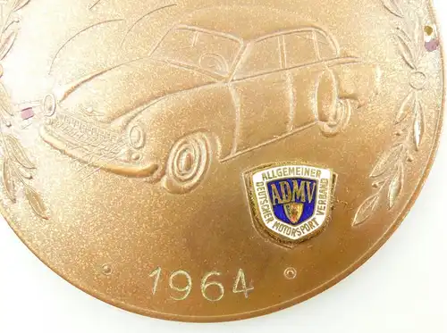 e11124 Alte DDR Medaille Nebel Rallye MC Grünau 1964 ADMV Motorsport Verband