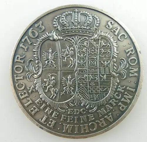 Medaille: Der erste Leipziger Konventionstaler MM 1763 von 1981 e1588