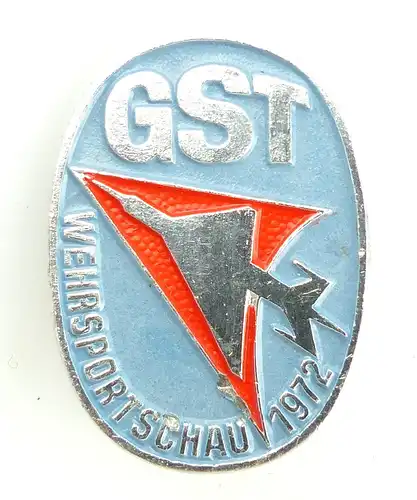 #e5712 Anstecknadel DDR Abzeichen GST Wehrsport - Schau 1972