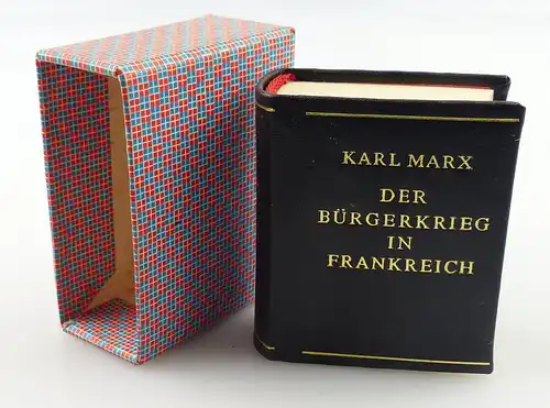 Minibuch : Karl Marx der Bürgerkrieg in Frankreich Dietz Verlag Berlin1975/ r619