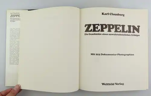 #e7738 Buch Karl Clausberg Zeppelin Geschichte eines unwahrscheinlichen Erfolges