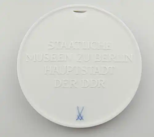 e12292 Meissen Medaille Johann Wolfgang von Goethe staatliche Museen Berlin DDR