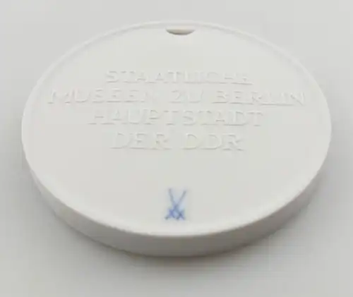 e12292 Meissen Medaille Johann Wolfgang von Goethe staatliche Museen Berlin DDR