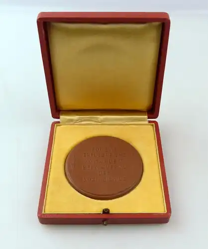 e10338 Meissen Medaille 10 Jahre Demokratisches Berlin 1958 Böttcher Steinzeug
