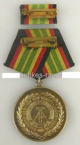 DDR Medaille für treue Dienste in der Nationalen Volksarmee in Gold, Punze 7