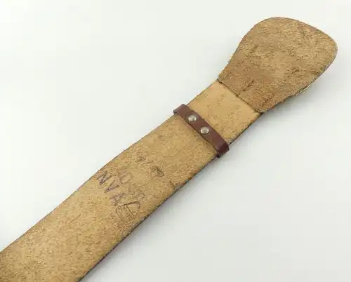 e12366 Original Offizier Koppel NVA DDR Ledergürtel Zweidorn 90 cm