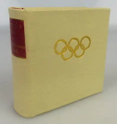 Minibuch:Olympische Spiele Medaillengewinner der DDR Leipzig 1987 Buch1451