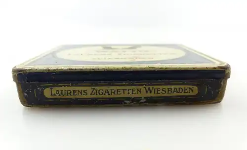 #e8263 Alte Blechdose WATTO Laurens Zigaretten Wiesbaden Watto-Gold