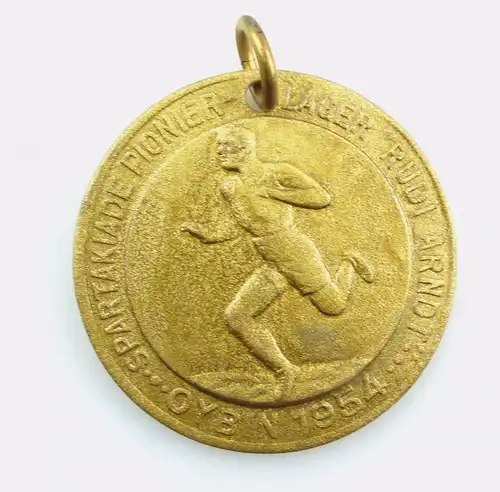 #e5778 DDR Medaille aus Pappe sehr selten! Oybin 1954 Spartakiade "Rudi Arndt"