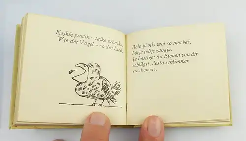 Minibuch: Das Kräuterbüchlein, VEB Domowina Verlag 1979 /r135