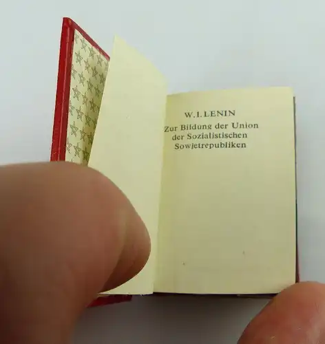 Minibuch Zur Bildung der UdSSR W.I.Lenin Dietz Verlag Berlin 1972 r037