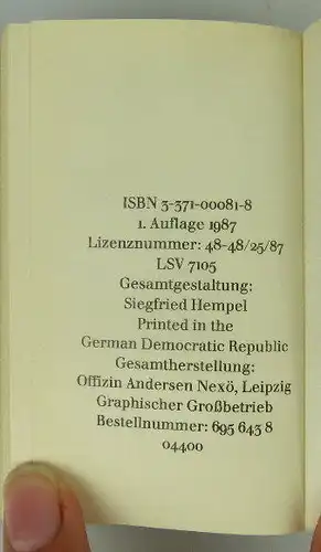 Minibuch: Katzen-, Hund- und Pferde Sprüch Buchverlag der Morgen Berlin Buch1490