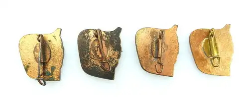#e2508 4x Toristenabzeichen in Bronze Band V Nr.1205 DDR JP