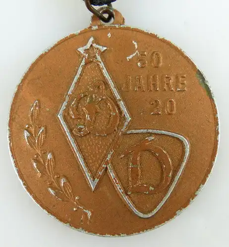Medaille Dresden Dynamo 50 Jahre 20 mit Band Orden638