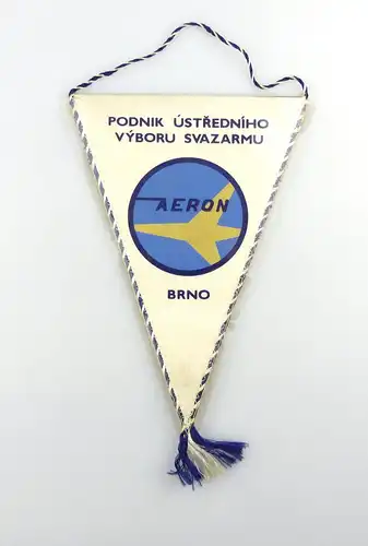 #e2900 DDR Wimpel: Podnik ustredniho vyboru svazarmu BRNO Aeron