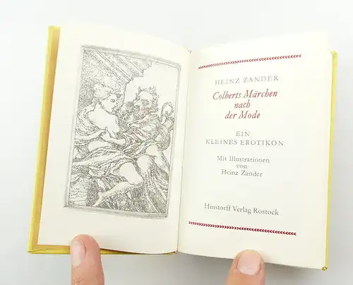 #e4368 Minibuch: Colberts Märchen nach der Mode ein kleines Erotikon H. Zander