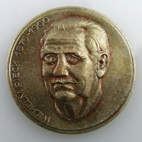 Medaille: Wilhelm Pieck 1876-1960, silberfarben, Orden1951