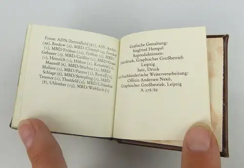 Minibuch: Kämpfer in rot-gelb Offizin Andersen Nexö Leipzig 1986 bu0712