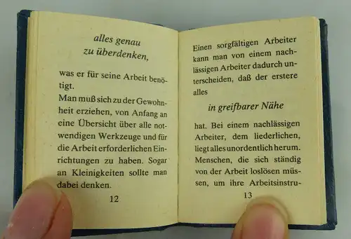 Minibuch: Wie man arbeiten muss Verlag Junge Welt Berlin Buch1563