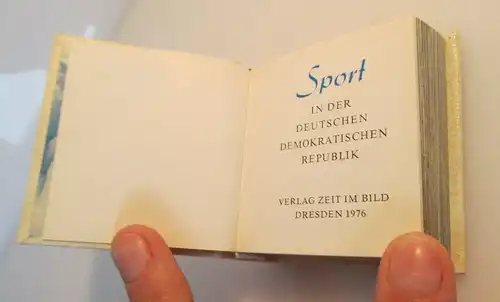 Minibuch: Sport in der deutschen demokratischen Republik Zeit im Bild bu0170