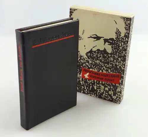 e11235 Minibuch Grafiken und Plakate Karl Marx zu Ehren Dietz Verlag 1983