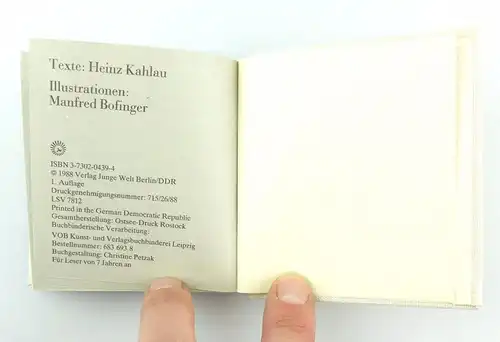 #e6166 Minibuch: Spieglein, Spieglein in der Hand Verlag Junge Welt Berlin