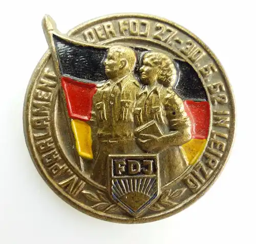 #e8199 DDR Abzeichen: IV. Parlament der FDJ 27.-30.5.52 in Leipzig