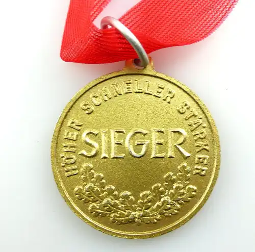 #e4155 DDR Medaille Militär - Erholungswesen Urlaubersport Sieger