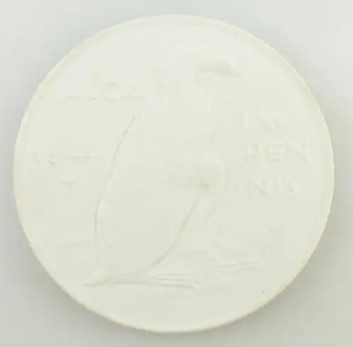e11802 Meissen Medaille Vogelsammlung Naumanns im Köthener Schloss 1985