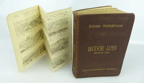 Buch: Meyers Reisebücher Deutsche Alpen zweiter Teil bu0888
