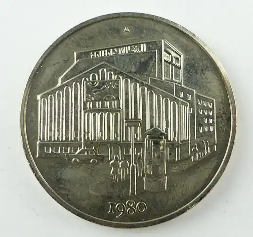 e10160 Medaille Berlin 1984 Friedrichstadtpalast silberfarben mit Etui