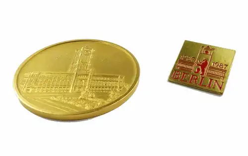 #e6954 Medaille und Abzeichen: Rathaus Berlin 1987