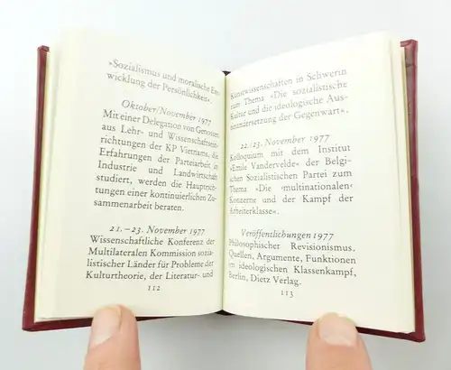 #e5881 Minibuch: Roter Oktober, Plakate und Grafike,Verlag für Agitation Berlin