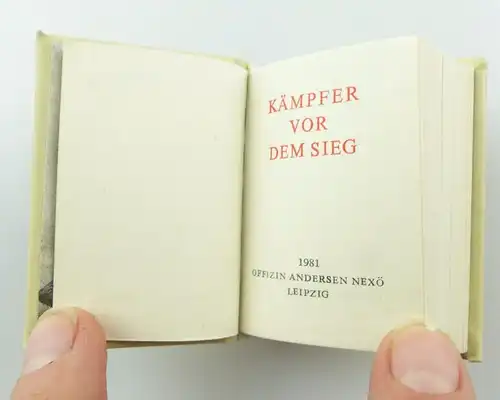 #e5899 2 Minibücher: Kämpfer vor dem Sieg - Offizin Andersen Nexö