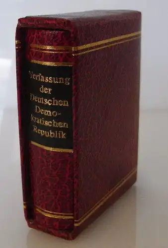 Minibuch: Verfassung der deutschen demokratischen Republik 2. Auflage bu0021