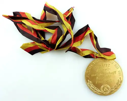 #e4066 DDR Medaille DKV 1971/72 Einzelmeisterschaft Asphalt Frauen A Leipzig