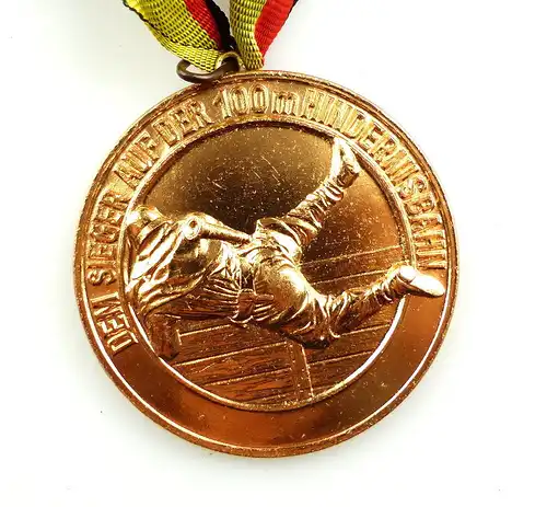 #e4152 DDR Medaille Feuerwehr Bezirks Ausscheid Bronze Sieger