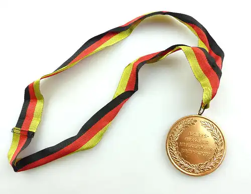 #e4152 DDR Medaille Feuerwehr Bezirks Ausscheid Bronze Sieger