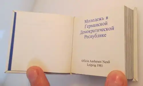 Minibuch: freie deutsche Jugend auf russischer Sprache bu0197