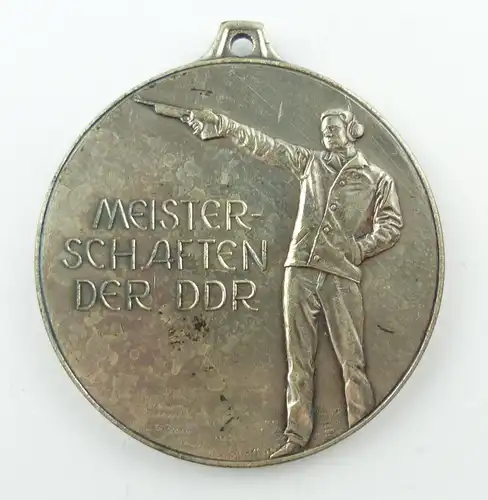 e9343 DDR GST Deutscher Schützenverband Medaille Meisterschaften in der DDR