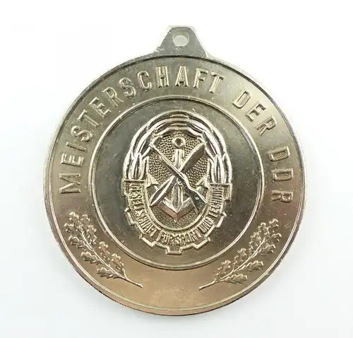 e9351 GST Medaille Meisterschaft der DDR silberfarben