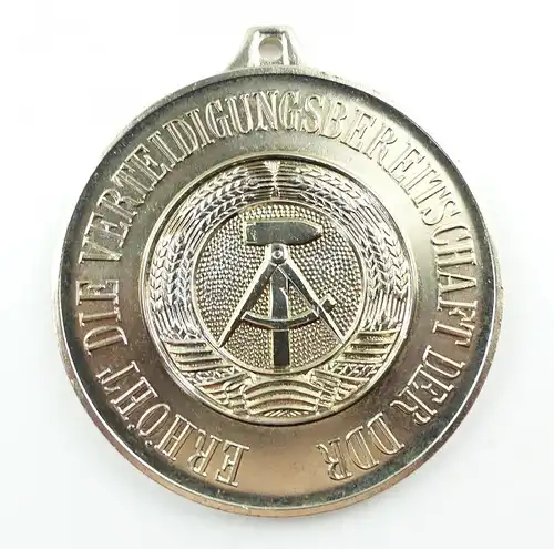 e9351 GST Medaille Meisterschaft der DDR silberfarben