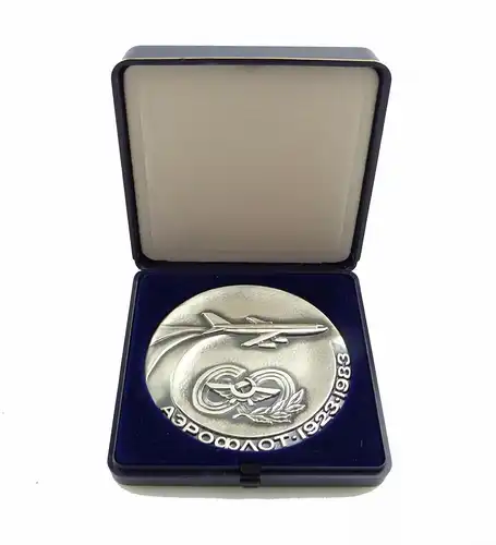 #e8170 Russische Medaille 60 Jahre Aeroflot 1923-1983