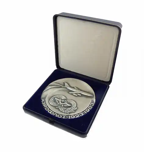 #e8170 Russische Medaille 60 Jahre Aeroflot 1923-1983