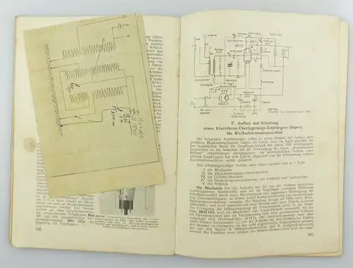 #e8799 Altes Buch: Funk-Technik mit 160 Abbildungen und 82 Versuchen