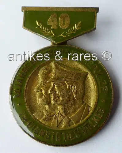 Medaille: 40 Jahre Deutsche Volkspolizei im Dienste des Volkes (Orden812)