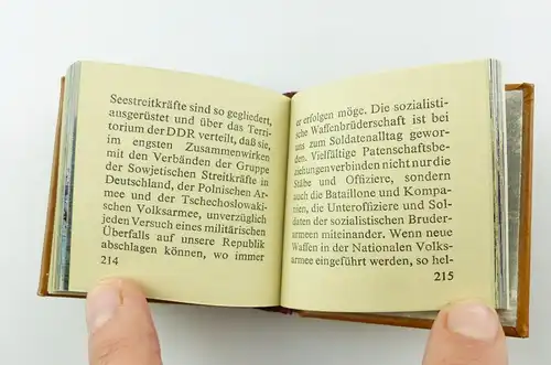 #e5431 Minibuch: Die NVA der DDR, Verlag Zeit im Bild Militärverlag der DDR